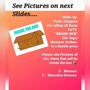 7pc NEW womans Clothes